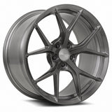 MRR FS06 20x10 +20 Brushed Tinted Clear Coat premium wheel 5x4.5