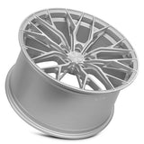 MRR GF5 20x11 +20 Silver Machine Face premium Euro wheel
