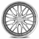 MRR GT1 20x10 Hyper Silver Machine Lip premium Euro wheel