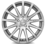 MRR HR9 18x8.5 +20 silver machine face premium wheel