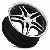 MRR RW2 18x8 +35 Black Chrome Lip premium aftermarket wheel