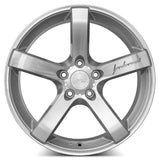 MRR VP5 18x8.5 +35 Silver Machine Face premium Euro wheel 5x112