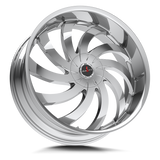Ignite Flame 24x9.5 +15 chrome premium wheel for full-size vehicles