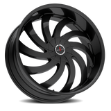 Ignite Flame 22x8.5 +35 Gloss Black premium large diameter wheel