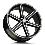 Strada OE Replica Iroc R148 Gloss Black Machined