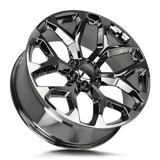 Strada OE Replica Snowflake R176 Black Chrome