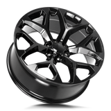 Strada Replicas GM Snowflake 20x9 Gloss Black premium truck wheel