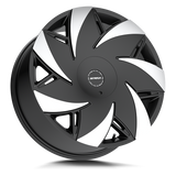 Strada Turbina S67 Gloss Black Machined Tips