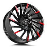 XCess X02 Gloss Black Machined Red Tips