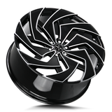 XCess X04 Gloss Black Milled