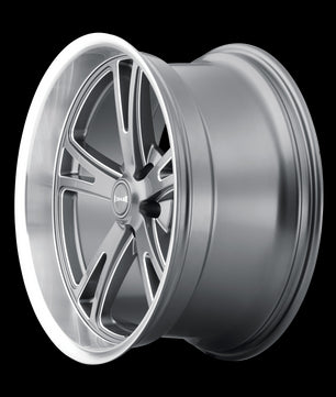 Ridler 606 Gloss Grey Machined