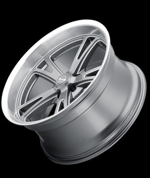 Ridler 606 Gloss Grey Machined