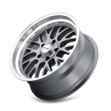 Ridler 607 Gloss Grey Machined