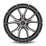 Curva C42 20x8.5 +20 Gloss Black Machine Face premium Euro wheel
