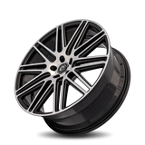Curva C50 22x10.5 +40 Black Machined Spoke premium Euro wheel for Audi BMW Mercedes