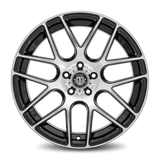 Curva C7 19x9.5 Gloss Black Machine Face premium Euro wheel