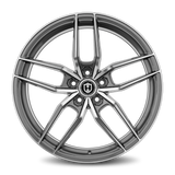 Curva CFF25 20x10 Gun Metal Machine Face 5x112 premium Euro wheel