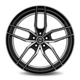 Curva CFF25 20x10 Gloss Black Machine Face flow-formed Euro wheel for BMW