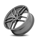 Curva CFF25 20x8.5 +35mm Gunmetal with Machined Spokes and Outer Lip