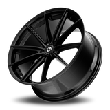 Curva CFF46 22x9 +35 Gloss Black premium multi-spoke wheel