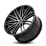 Curva CFF50 20x10.5 +25 Black Machined Face premium Euro wheel