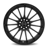 DRW D15 17x7 +40mm Gloss Black (4x100 / 4x114.3)