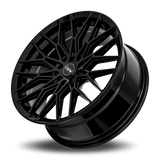 DRW D21 17x7.5 +38mm Gloss Black (4x108 / 4x114.3)