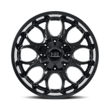 Hardrock Offroad Horseshoe 20x12 -51mm Gloss Black