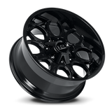 Hardrock Offroad Horseshoe H713 20x9 0mm Gloss Black