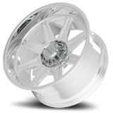 Hardrock Offroad H906 24x12 -51mm Polished