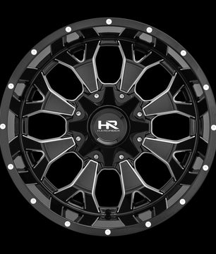 Hardrock Offroad H711 20x9 0mm Gloss Black Milled