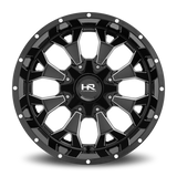 Hardrock Offroad H711 20x9 0mm Gloss Black Milled