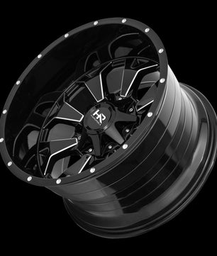 Hardrock Offroad H711 20x9 0mm Gloss Black Milled