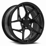 MRR Forged F10 19x8.5 +38 Gloss Black Corvette C8 rear premium forged wheel
