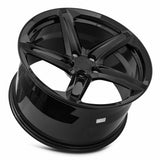 MRR Forged F23 20x11 Gloss Black premium forged wheel for Corvette C8 front