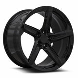 MRR Forged F23 21x12 +52 Gloss Black Corvette C8 rear wheel