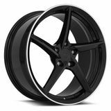 MRR Forged F25 19x8.5 Gloss Black Machined Outer Lip Ring premium Euro wheel