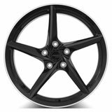 MRR Forged F25 19x8.5 Gloss Black Machined Outer Lip Ring premium Euro wheel