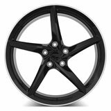 MRR Forged F25 20x11 +48 Gloss Black Machined Lip premium Euro wheel 5x120