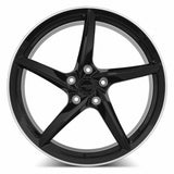MRR Forged F25 20x11 +48 Gloss Black premium rear wheel Corvette C8