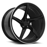 MRR Forged F25 21x13 +25 Gloss Black Corvette C8 premium forged wheel