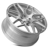 MRR FS01 20x8.5 Brushed Clear Coat premium Euro wheel 5x100 5x130