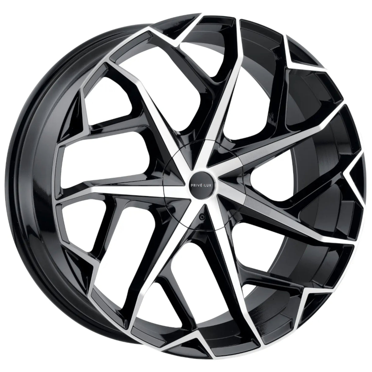Privelux PL18 Black Machined Wheel