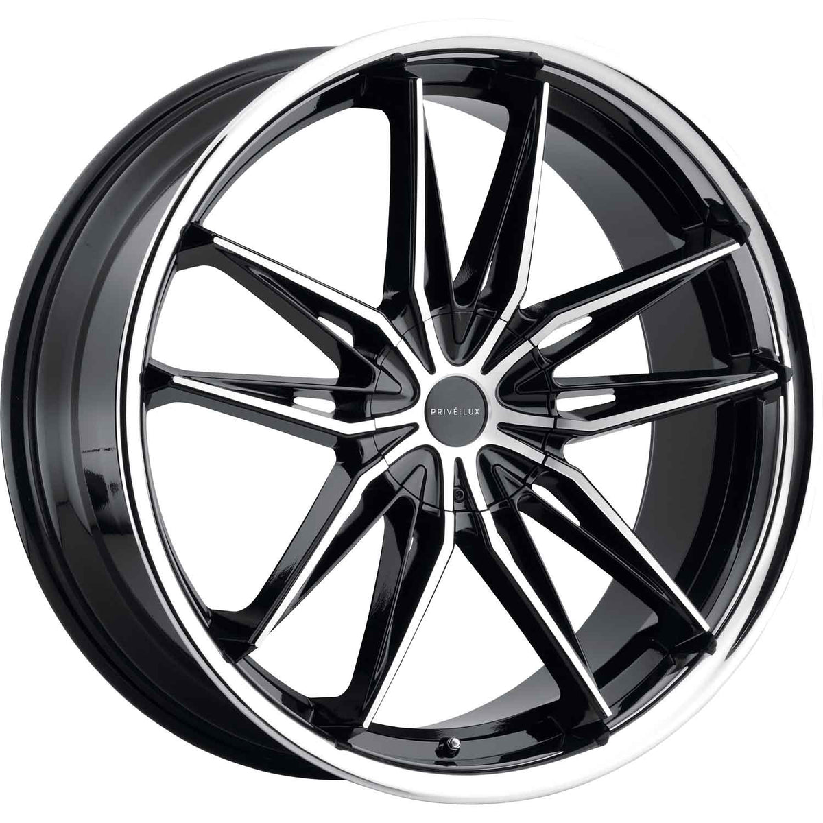Privelux PL4 Black Machined Wheel