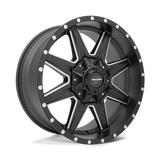 Pro Comp Series 48 20x9 0mm Satin Black with Milled Spokes
