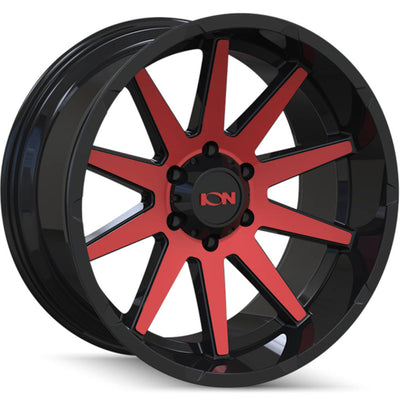 Ion 143 Gloss Black Machined wheel