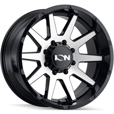 Ion 143 Gloss Black Machined wheel