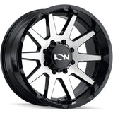 Ion 143 Gloss Black Machined wheel