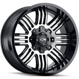 Ion 144 Satin Black Machined wheel