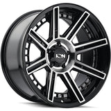 Ion 149 Gloss Black Machined wheel